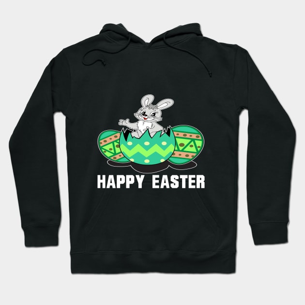 happy Easter bunny Hoodie by creativeminds